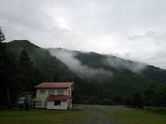 早朝の七入オートキャンプ場